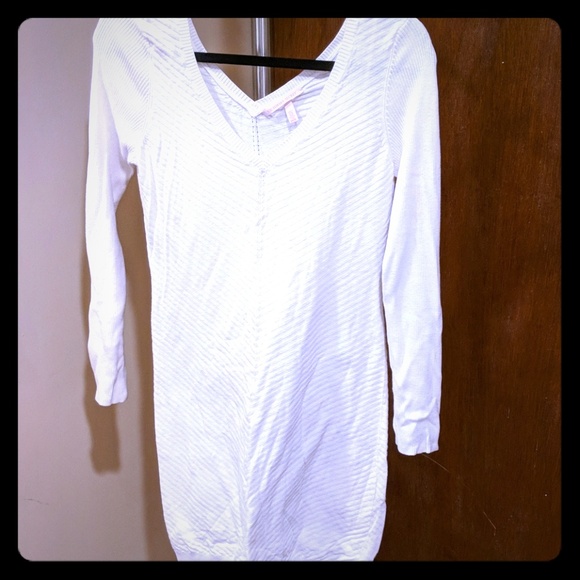 White sweater dress - Picture 1 of 4